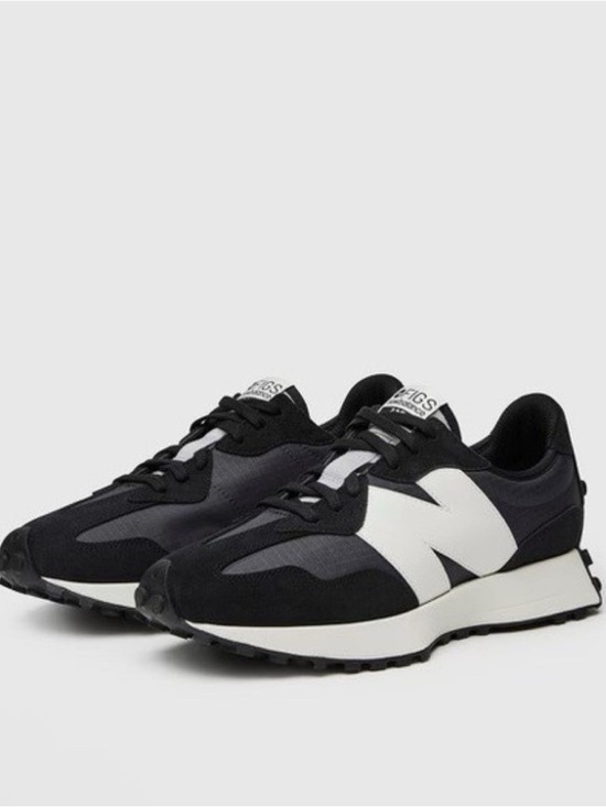 New Balance Other - New Balance Black and White Retro Runner Shoes